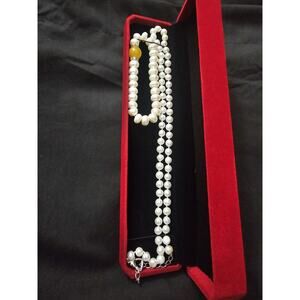 COMBO Freshwater 6mm Pearl Necklace and 8.5mm Bracelet set